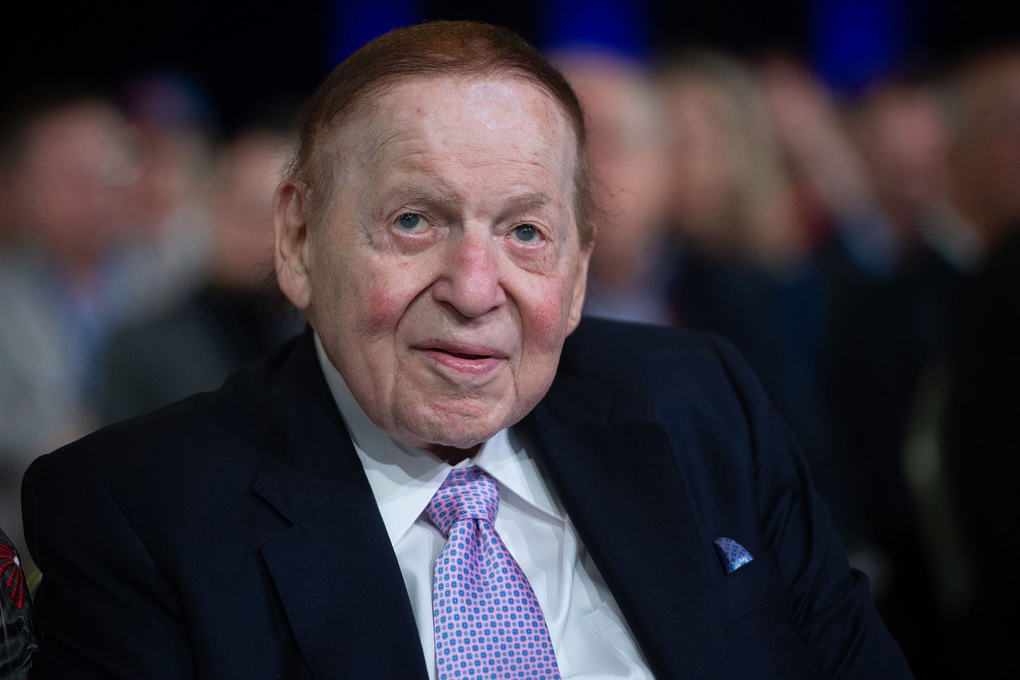 Photo of the late Sheldon Adelson