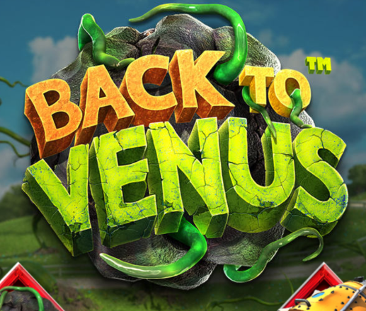 Logo for Back to Venus pokie from BetSoft